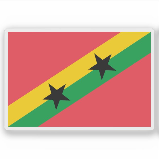1974 São Tomé and Príncipe flag proposal #6 (Front)