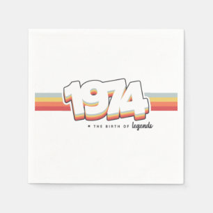 1974 The birth of legends Napkin