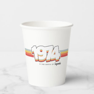 1974 The birth of legends Paper Cups
