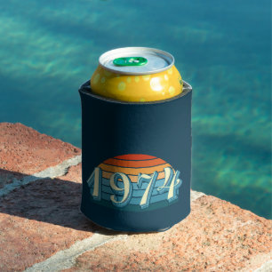 1974 Vintage 50th Birthday Can Cooler