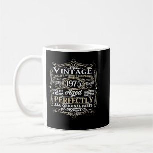 1975 45th Birthday Gift Vintage Retro Men Women 45 Coffee Mug