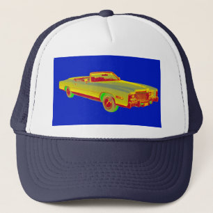 1975 Cadillac Eldorado Convertible Pop Art Trucker Hat