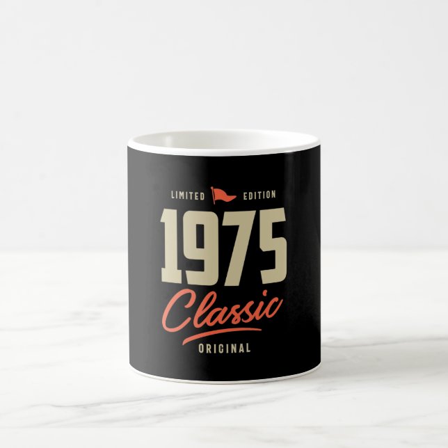 1975 Classic Birthday Gift Coffee Mug (Center)