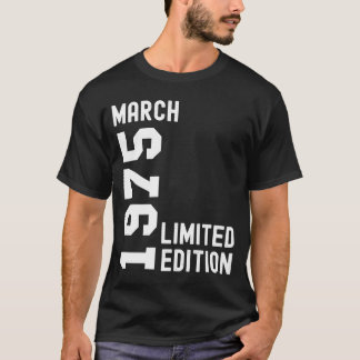 1975 March Happy Birthday Party T-Shirt