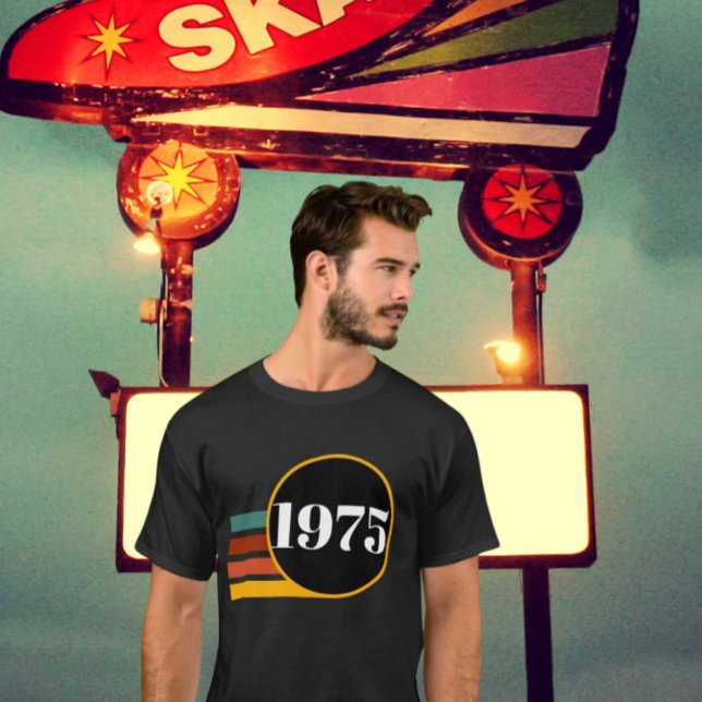 1975 Retro Vintage Poster 50th Birthday T-Shirt (Creator Uploaded)