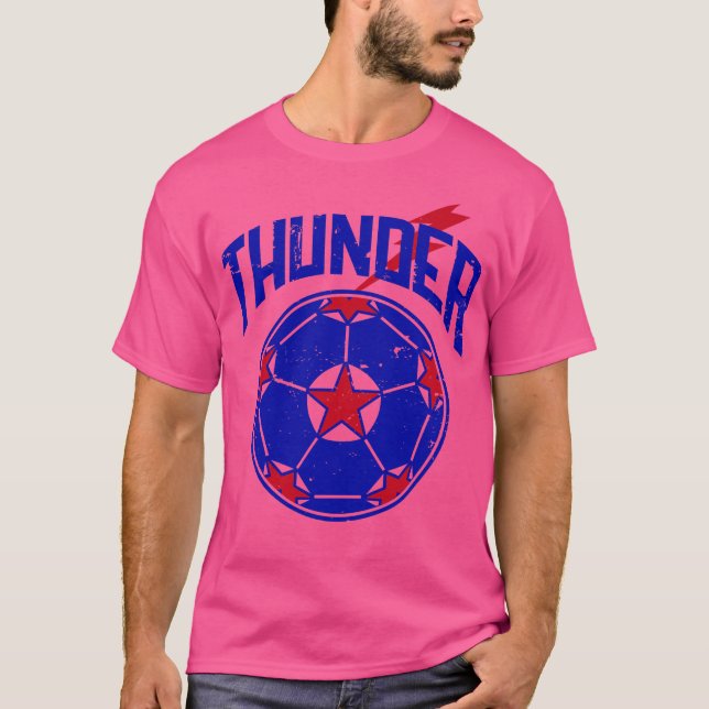 1975 San Antonio Thunder Vintage Soccer T-Shirt (Front)