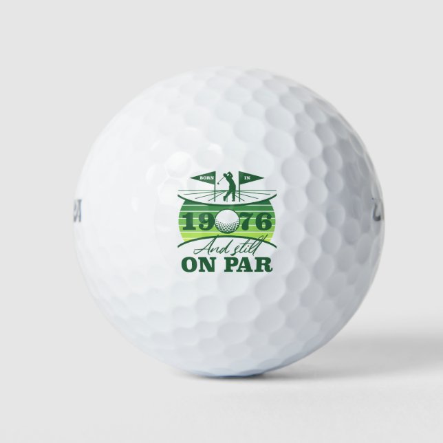 1976 50th Birthday Golf Lovers Balls (Front)