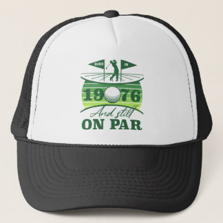 1976 50th Birthday Golf Lovers Trucker Hat