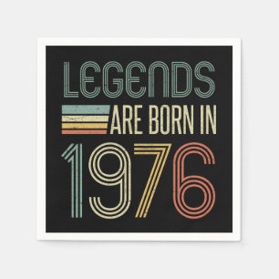 1976 50th Birthday Legends Napkin