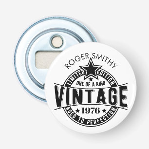 1976 50th Birthday Vintage Aged to perfection Bottle Opener
