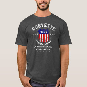 1976 Corvette American Muscle v3 T-Shirt