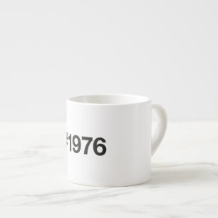 1976 Hashtag 49 Years Birthday Anniversary Espresso Cup