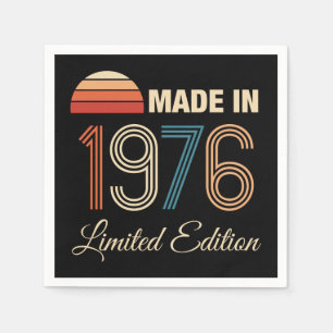 1976 Limited Edition 50th Birthday Napkin