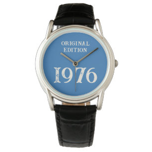 1976 Original Edition on ocean blue Watch