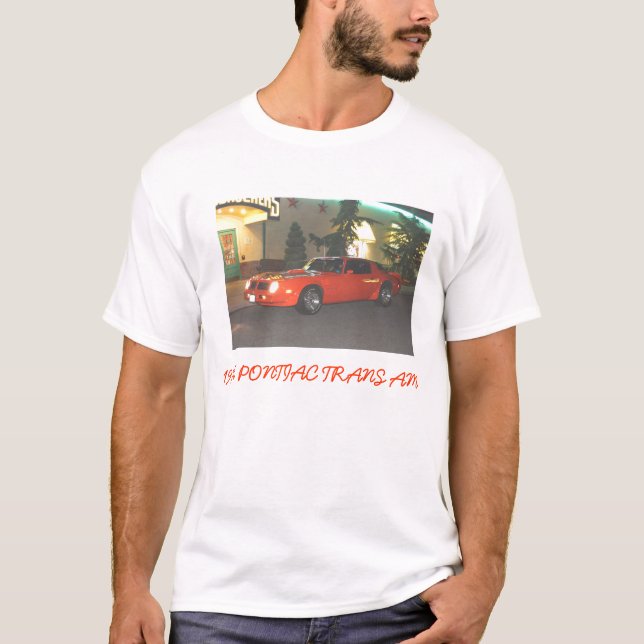 1976 TRANS AM T-SHIRT-WHITE T-Shirt (Front)