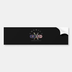 1977 Generation X American Skateboard Bumper Sticker