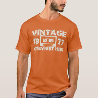 1977 Greatest Hits Vintage White T-Shirt