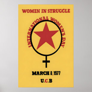1977 Political Poster Women in Struggle