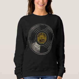 1977 Retro Birthday Anniversary Vintage Style Reco Sweatshirt