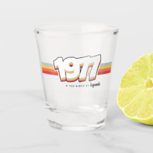 1977 The birth of legends Shot Glass
