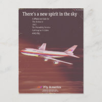 1977 vintage style Airliner poster