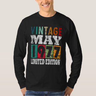 1977 Year Born In May Birth Saying 1 T-Shirt