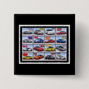 1978-2013 Special Edition Corvette Montage 15 Cm Square Badge