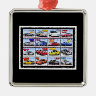1978-2013 Special Edition Corvette Montage Metal Tree Decoration