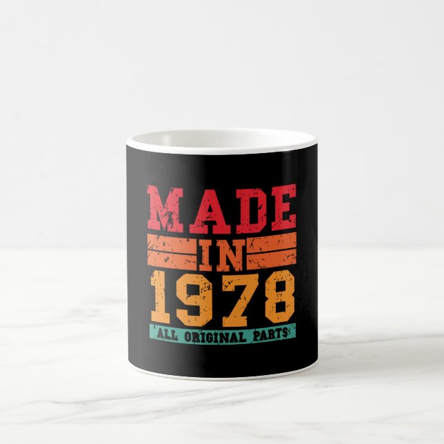 1978 Birthday Vintage Saying Coffee Mug (Center)