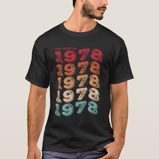 1978 Legend For 45 45Th T-Shirt (Front)