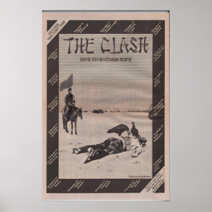 1978 Poster CLASH SIOUXSIE and the Banshees