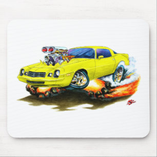 1979-81 Camaro Yellow Car Mouse Pad