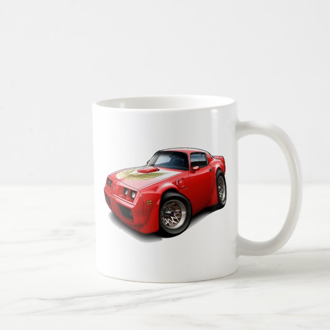 1979-81 Trans Am Red Car Coffee Mug (Right)