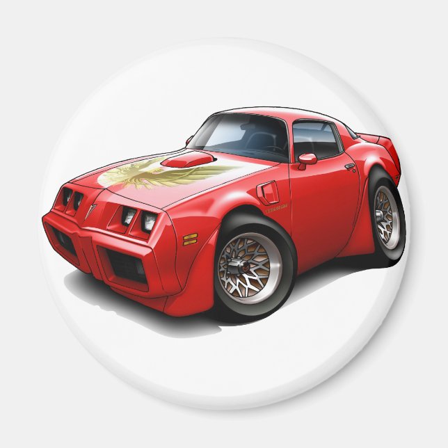 1979-81 Trans Am Red Car Magnet (Front)