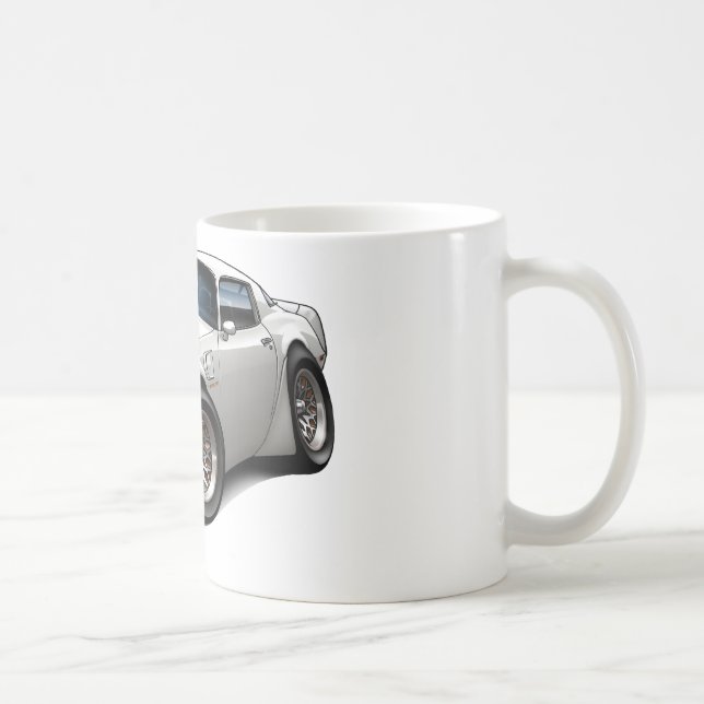 1979-81 Trans Am White Car Coffee Mug (Right)