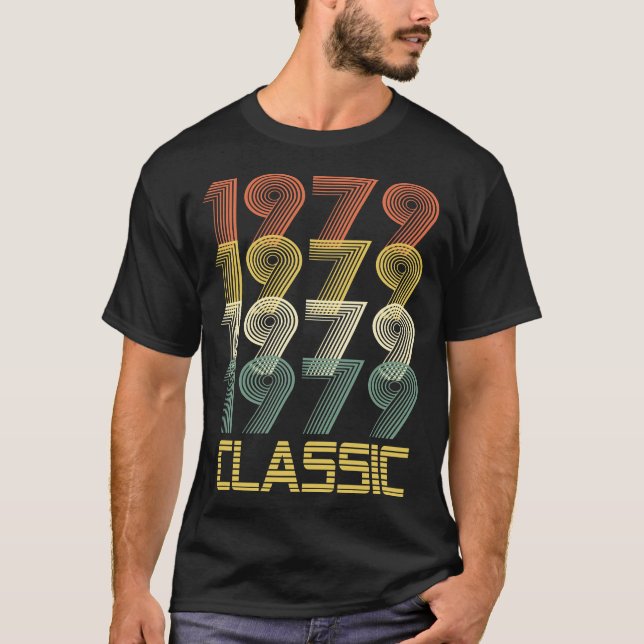 1979 Classic Birth Year Legends Gift Tshirt (Front)
