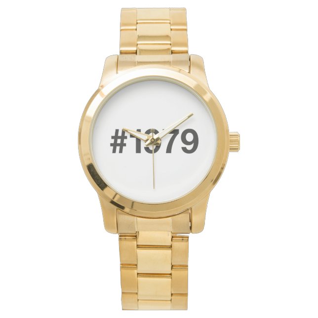 1979 Hashtag 46 Birthday Anniversary Watch (Front)