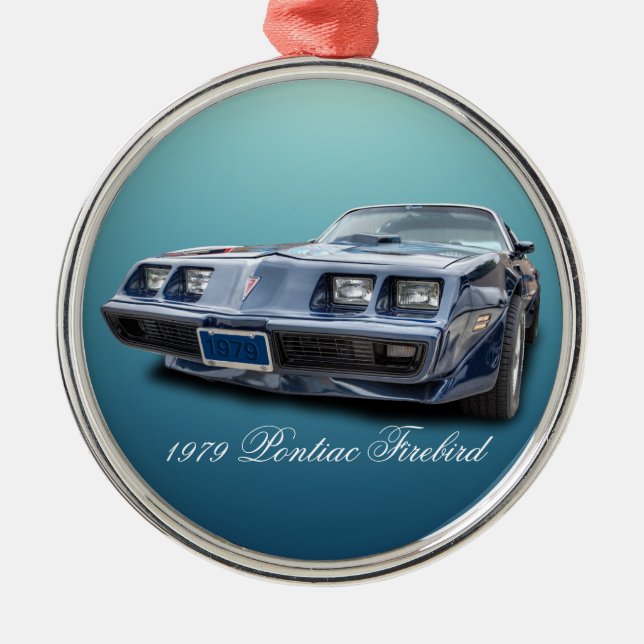 1979 PONTIAC FIREBIRD METAL TREE DECORATION (Front)