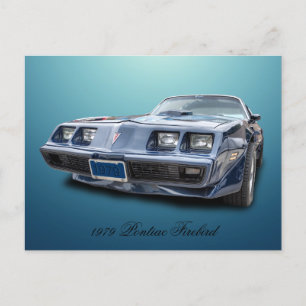 1979 PONTIAC FIREBIRD POSTCARD