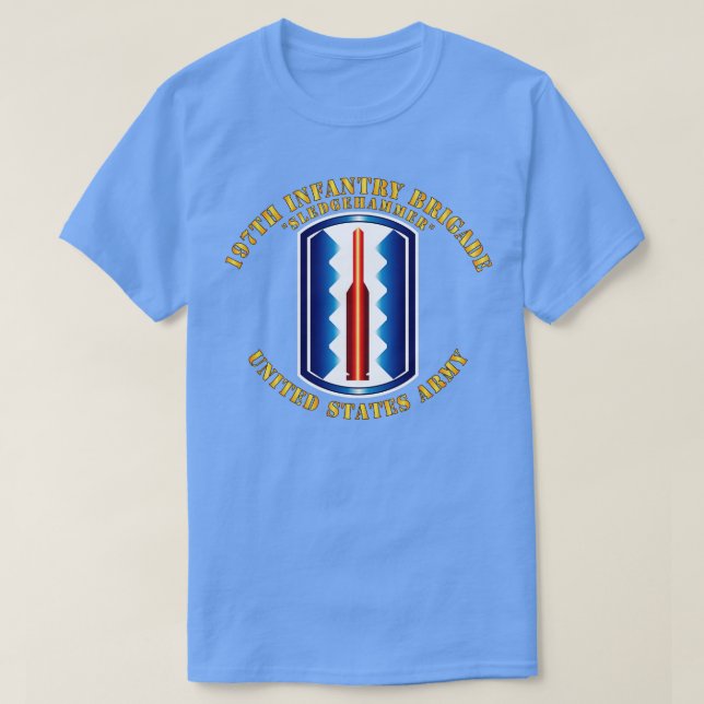 197th Infantry Brigade Sledgehammer T-Shirt (Design Front)