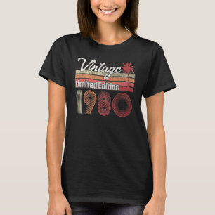 1980 42nd Birthday Vintage 42 Years Old T-Shirt