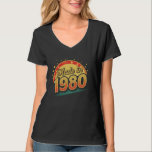 1980 Birthday Gift Idea Vintage Funny Party T-Shirt<br><div class="desc">1980 Birthday Gift Idea Vintage Funny Party</div>