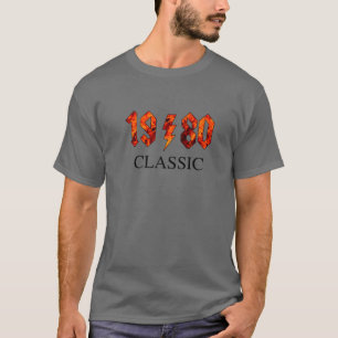 1980 Classic Rock Birthday T-Shirt