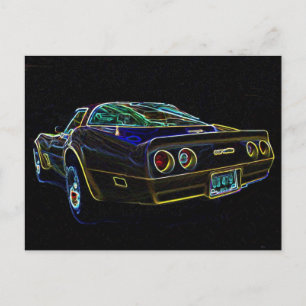 1980 Corvette Postcard