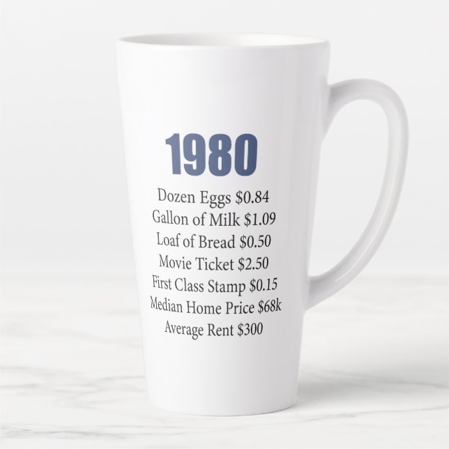 1980 LATTE MUG (Right)