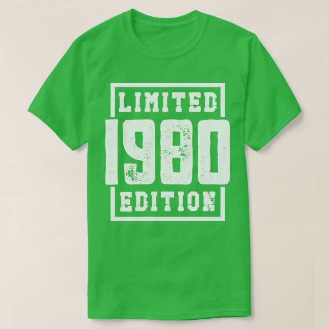 1980 Limited Edition T-Shirt (Design Front)