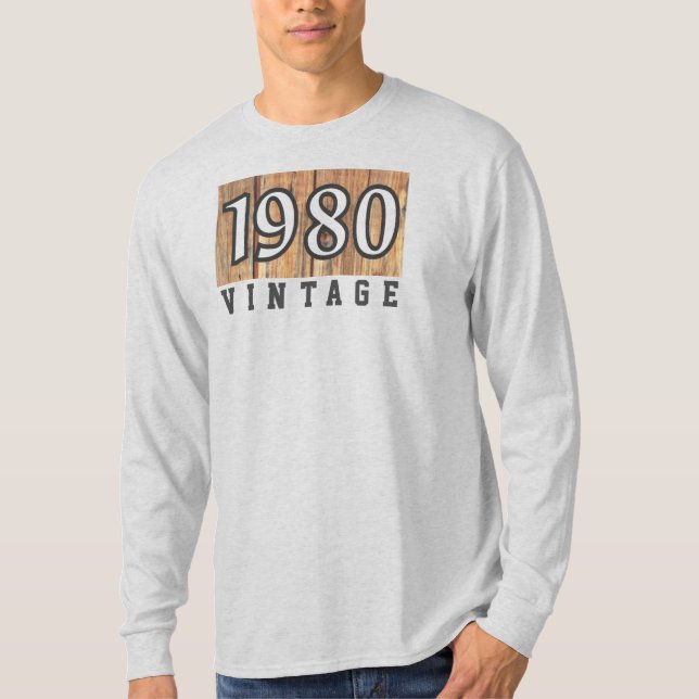 1980 Year of Birth T-Shirt (Front)