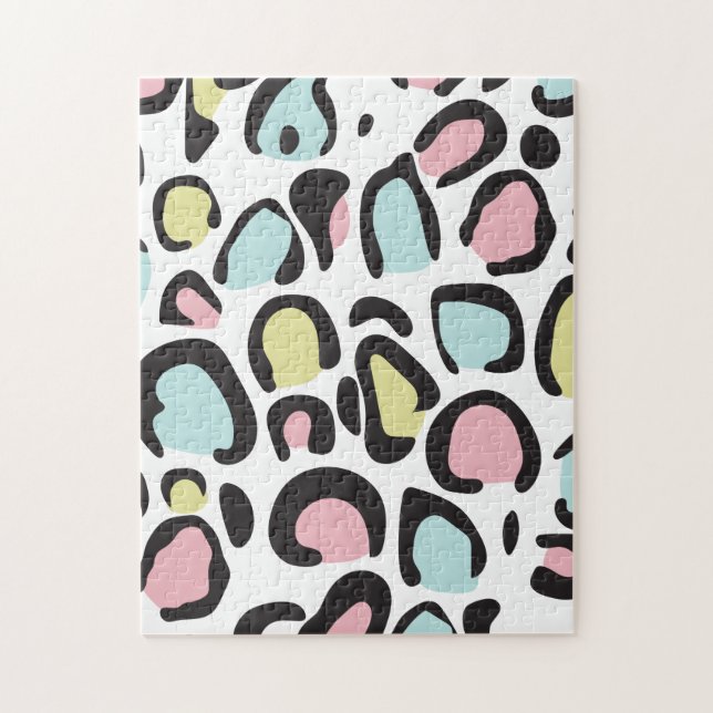 1980s Animal print pattern Jigsaw Puzzle (Vertical)