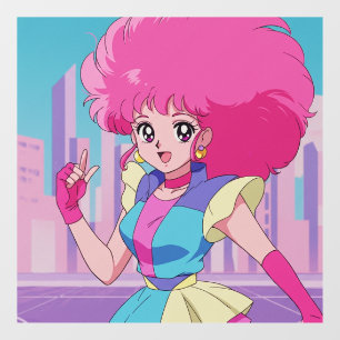 1980s anime-style characters