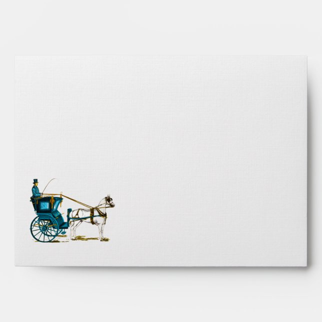 1980's Horse and Carriage Envelope (Front)